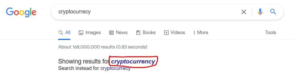 Google Check Spelling