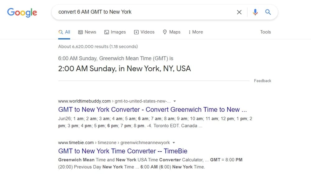 Convert Time Zones