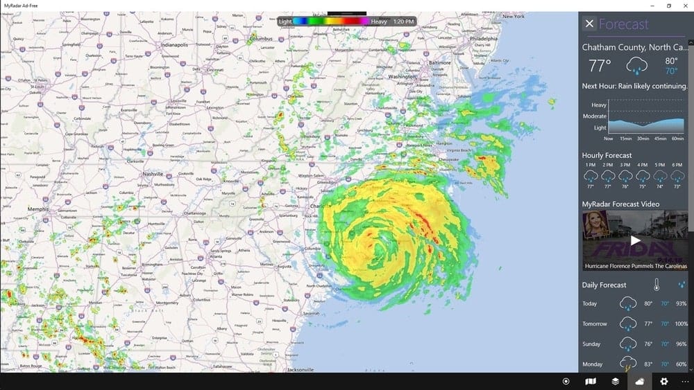 MyRadar Weather Radar _ Weather app for Windows 10