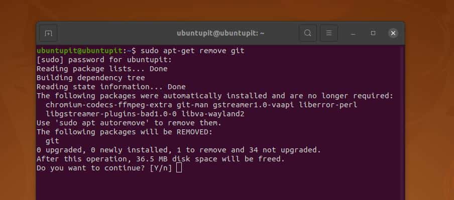 remove Global Information Tracker from ubuntu