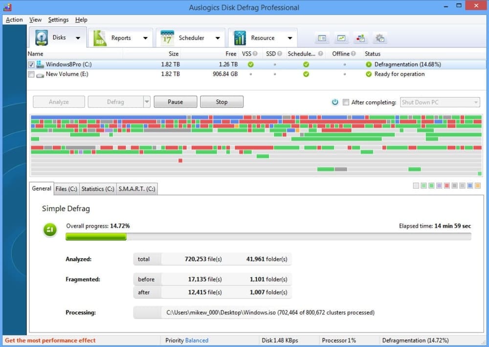 Auslogics Disk Defrag