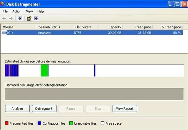 Disk Defragmenter