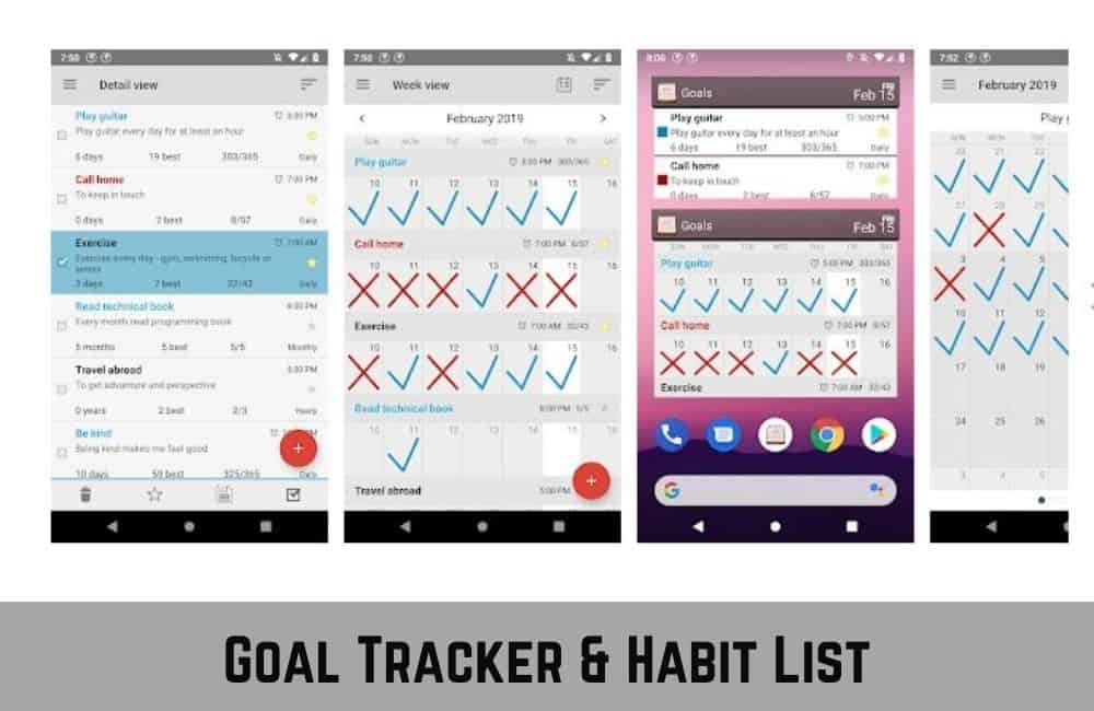 Goal Tracker & Habit List