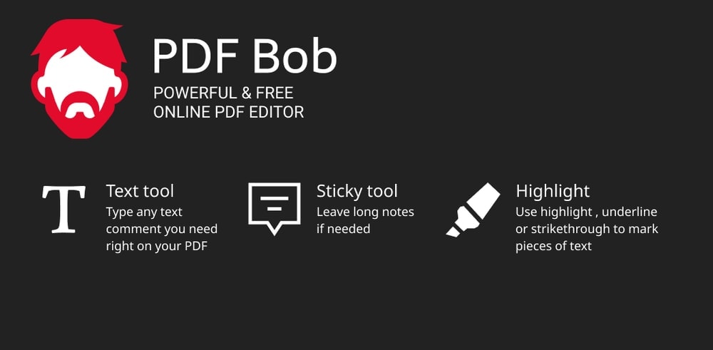 PDF Bob Best Online PDF Editor
