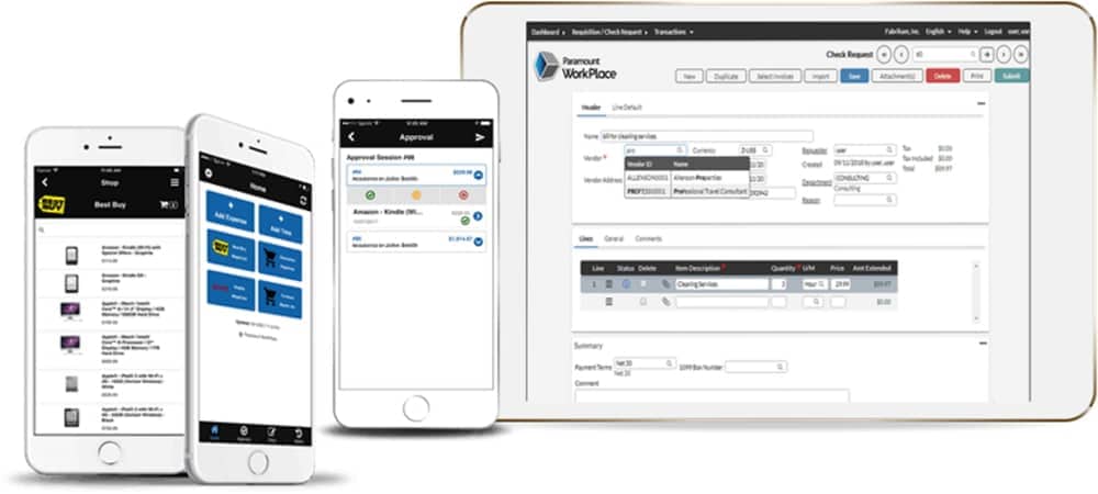 Paramount WorkPlace accounts payable software