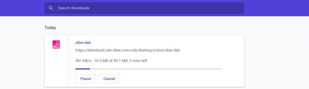 download deb package of viber