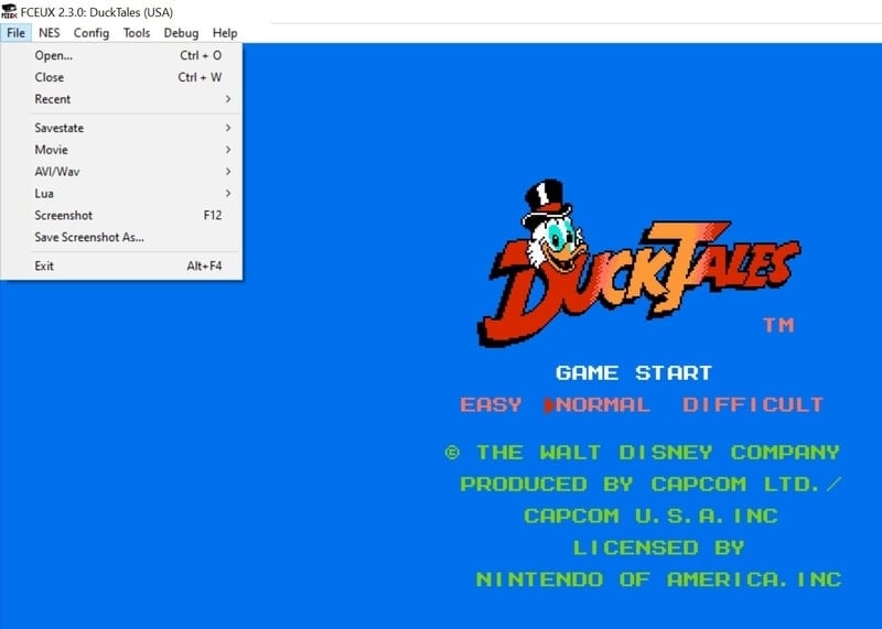 fceux - NES emulator for PC