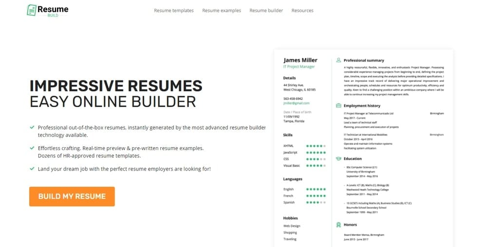 Resume Build