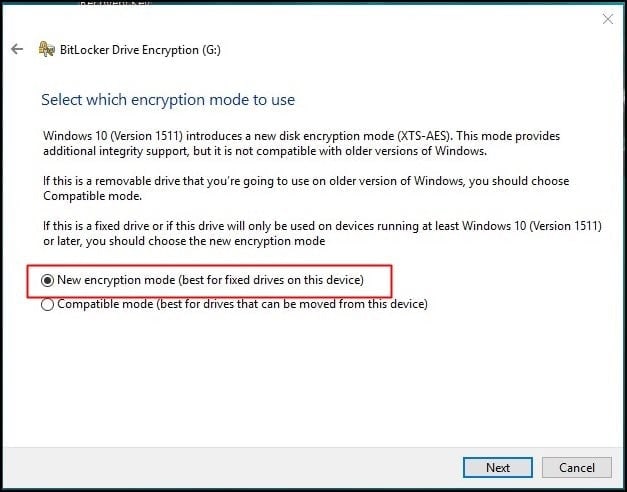 How to enable Disk Encryption in Windows 10