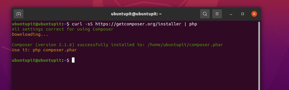 get composer tool on Ubuntu