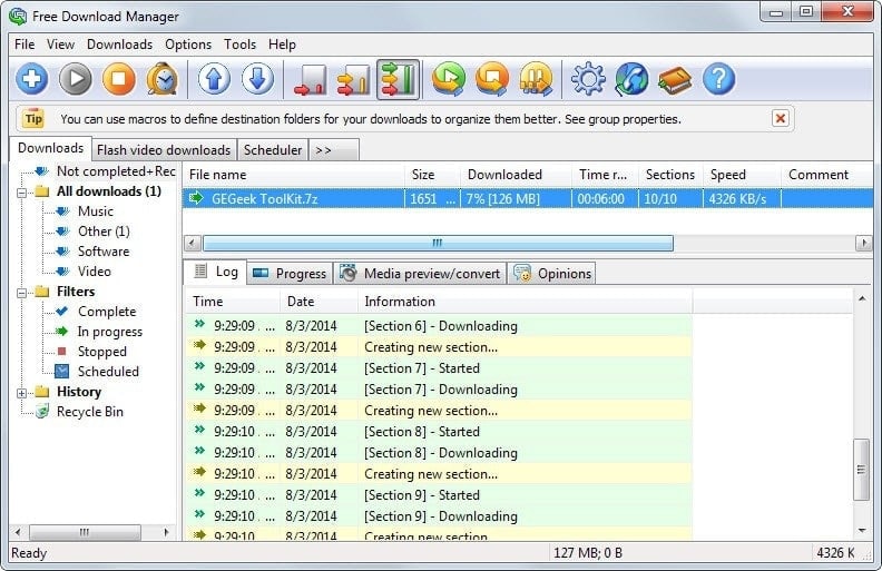 Free Download Manager for Windows