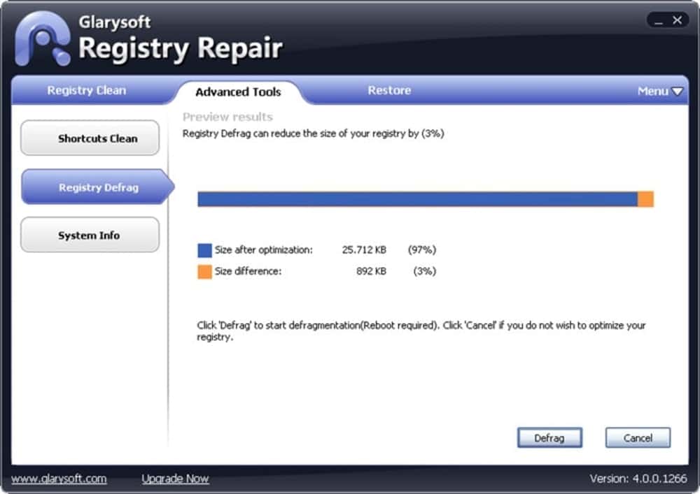 Glarysoft Registry Repair