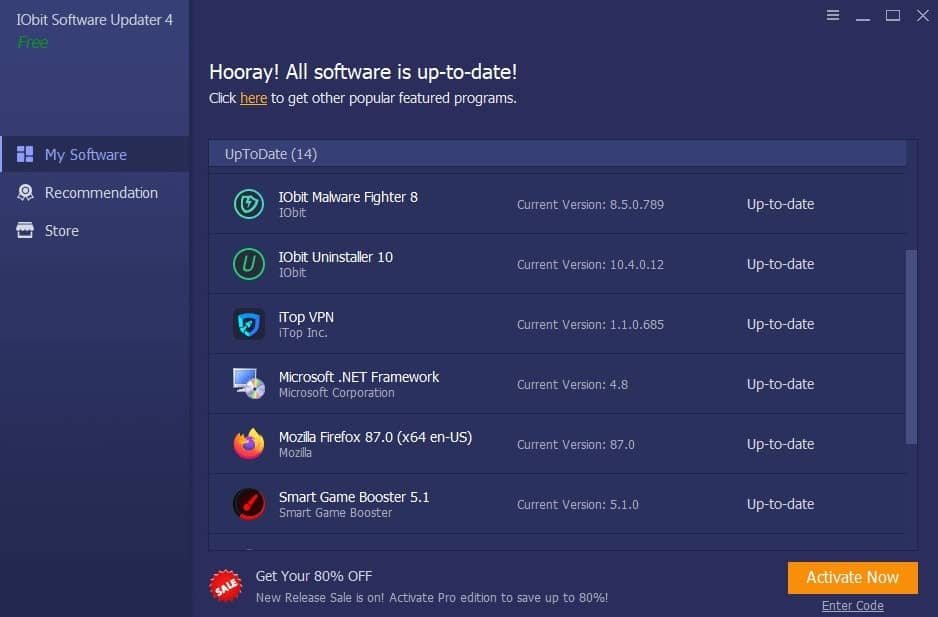 IObit Software Updater for Windows