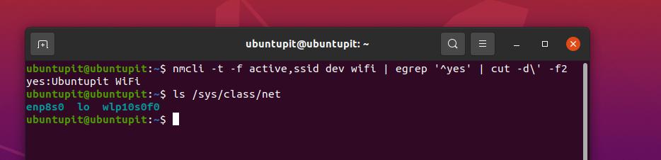 NIC and SSID on Ubuntu