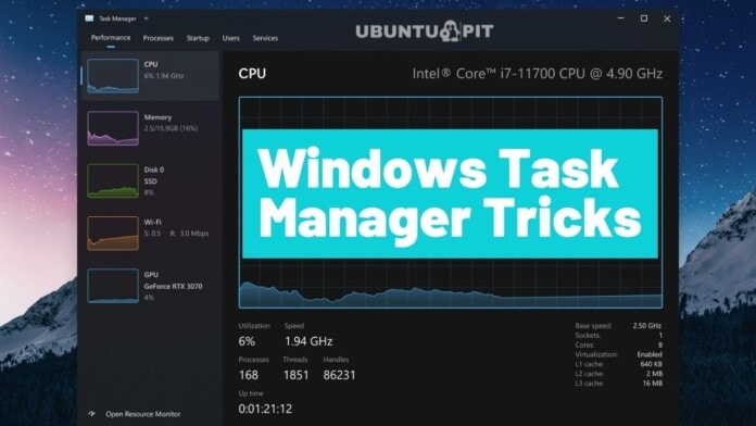 Windows Task Manager Tricks