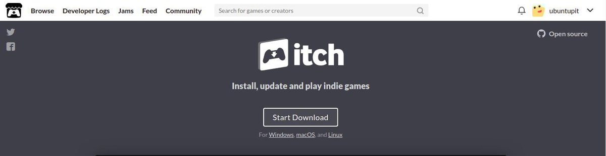 download ItchIO on Linux
