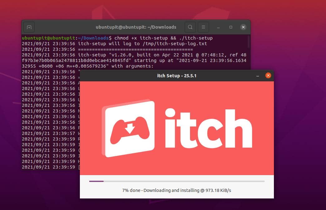 install itch Itch on Ubuntu