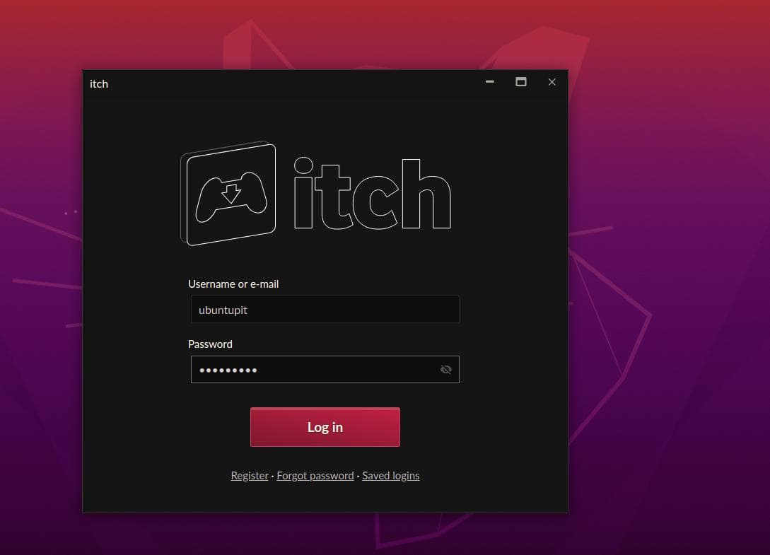 itch login