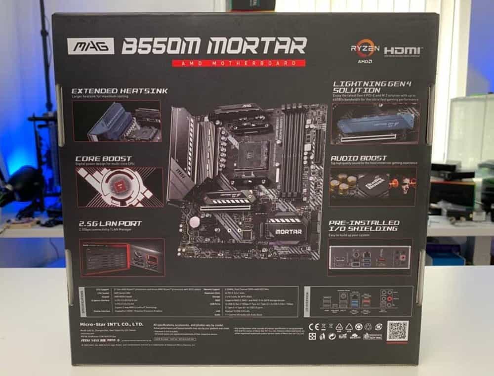 MSI MAG B550M Mortar