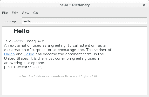 Dictionary Apps for Linux