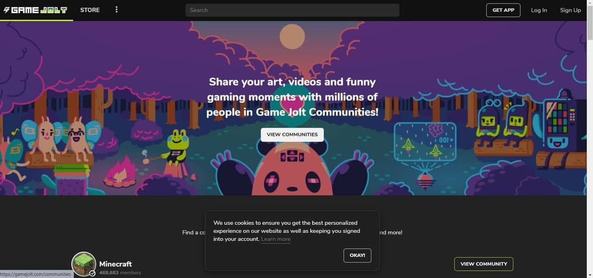 Game Jolt Linux Gaming Websites