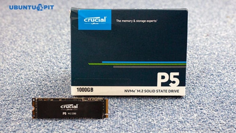 Crucial P5 M.2 NVMe SSD