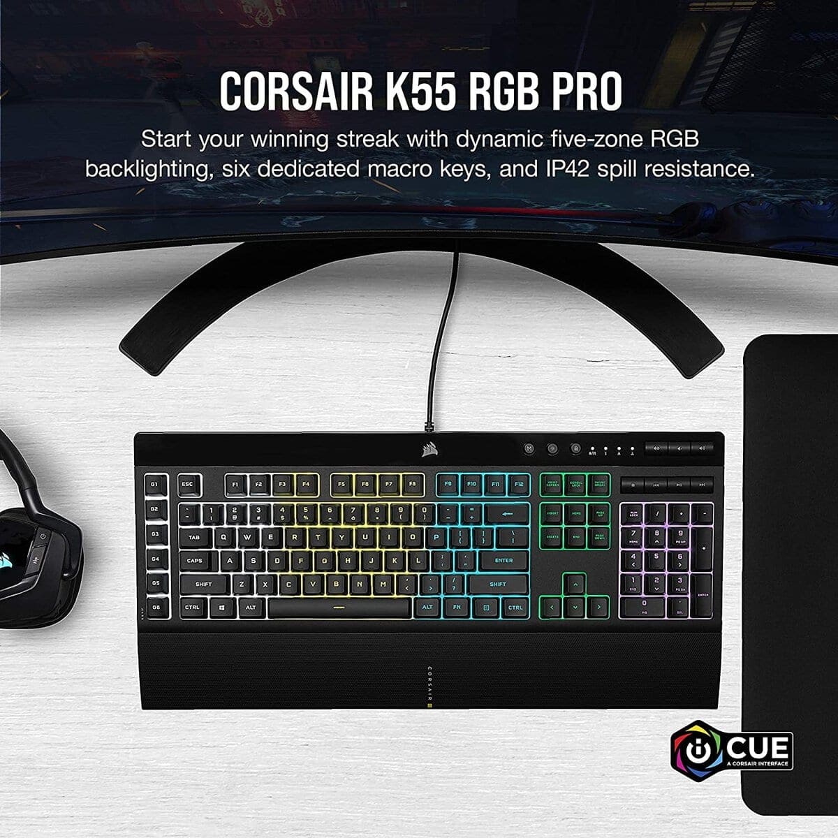 CORSAIR K55 RGB PRO Keyboard