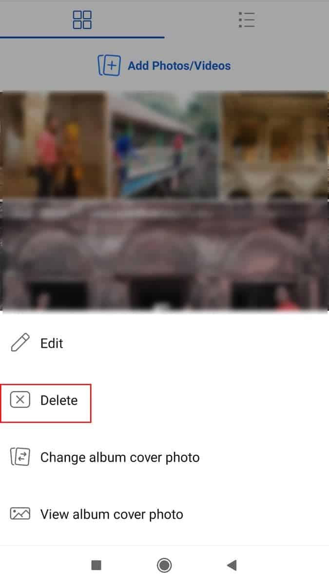 Delete Photos from Facebook 