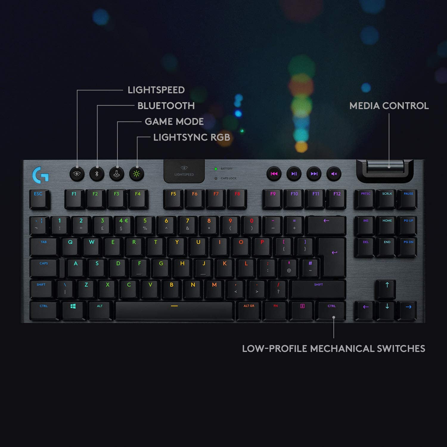 Logitech G915 TKL Wireless RGB Gaming Keyboard