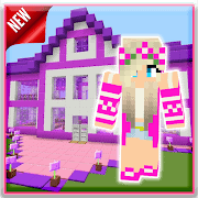 Mod Barbie Pink - Maps House Minecraft PE 2021, barbie games