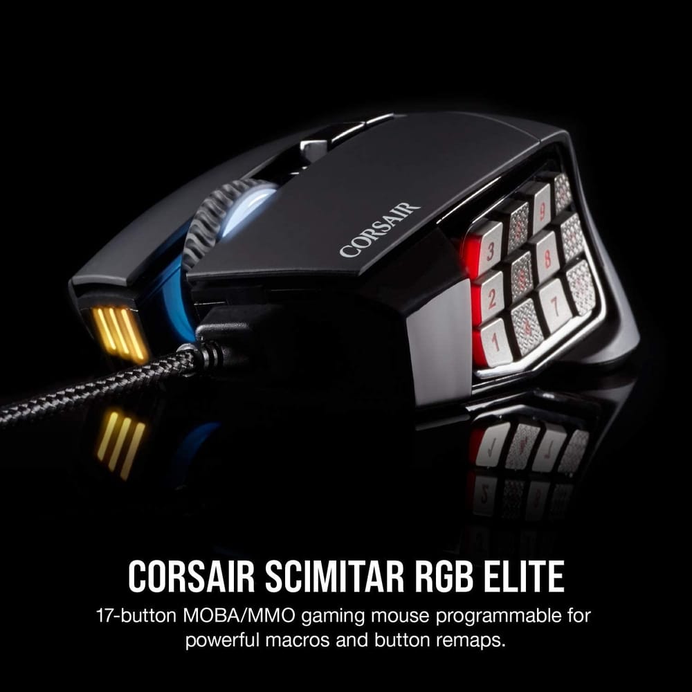 Corsair Scimitar ELITE RGB Optical Gaming Mouse