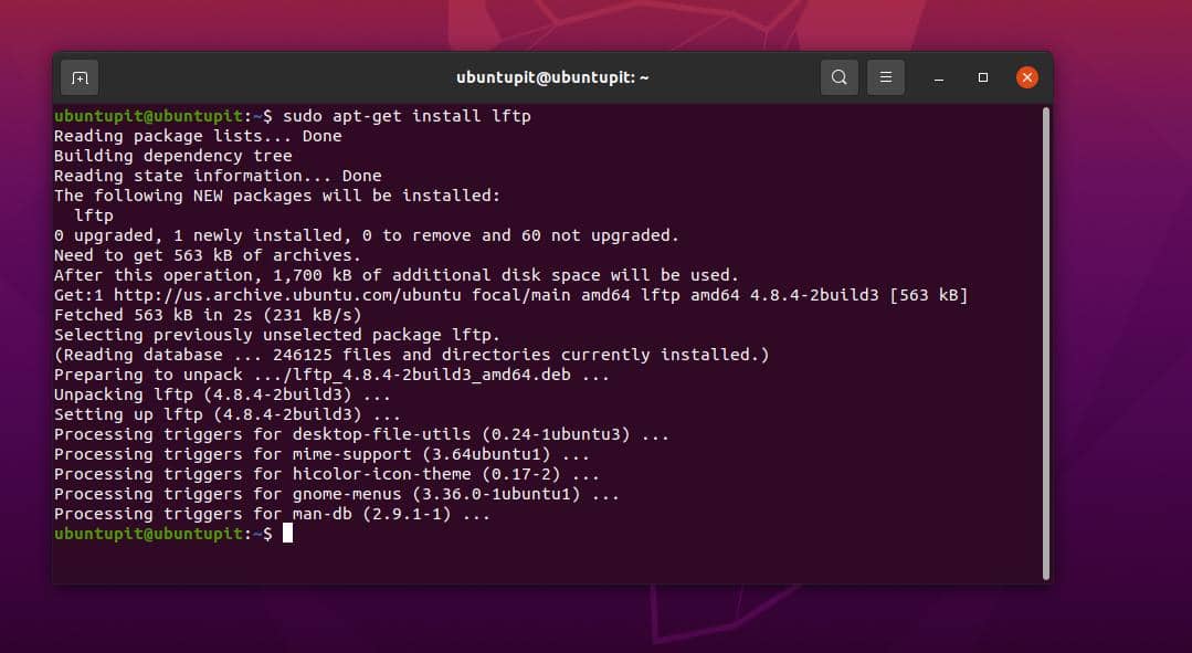 install LFTP on Linux