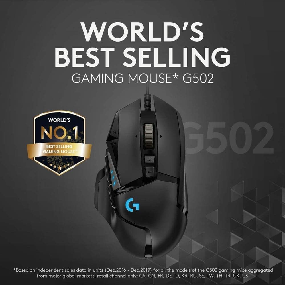 Logitech G502 HERO High-Performance Wired Gaming Mouse