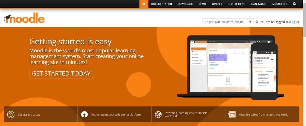 moodle eLearning Platforms for Linux