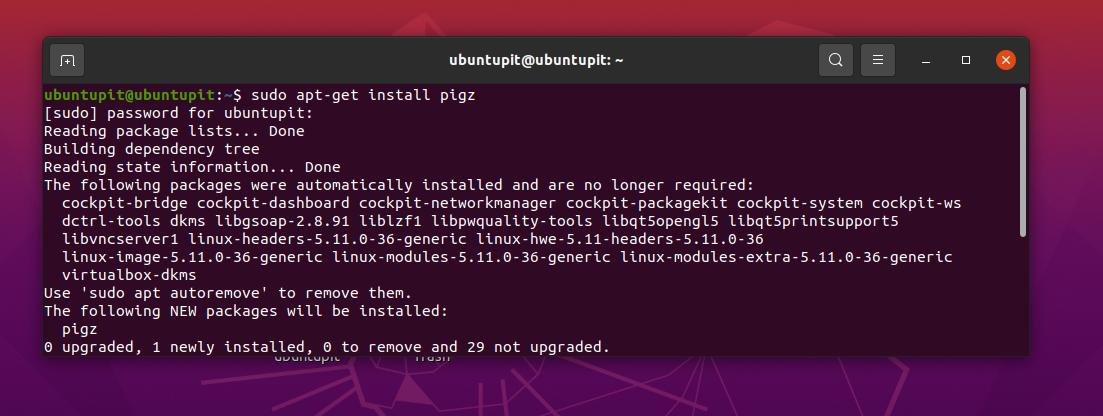 Install Pigz to Compress Files Faster in Linux