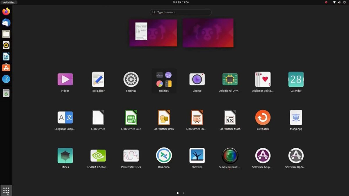 ubuntu tool view