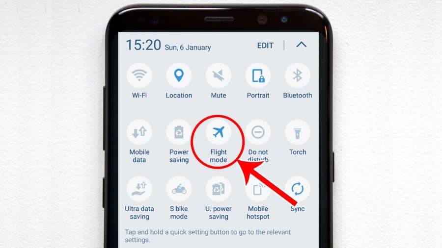 Airplane/Flight Mode on Android