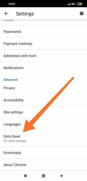Data-Save-Chrome to stop pop-up ads on Android