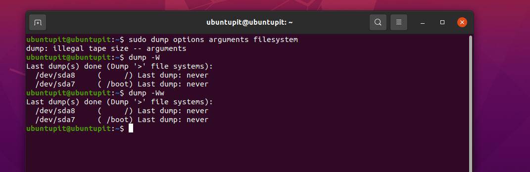 Backup Linux File system