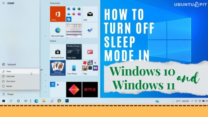 How To Turn Off Sleep Mode in Windows PC