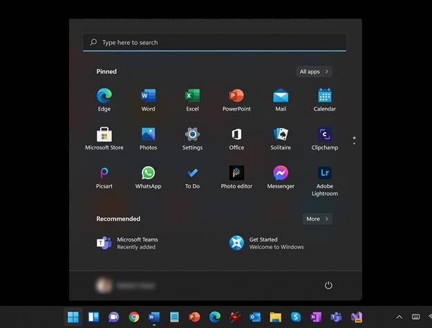 Windows 11 taskbar settings