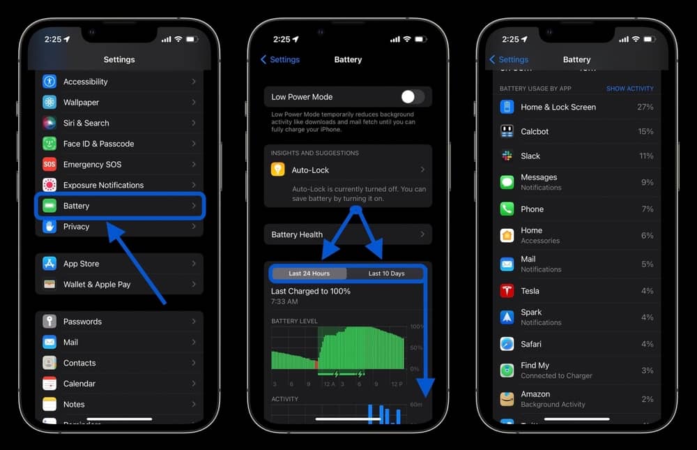 Check the Apps' Battery Consumption Result