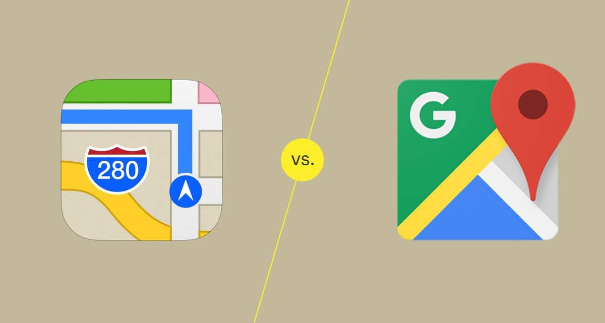 Maps Android vs iPhone