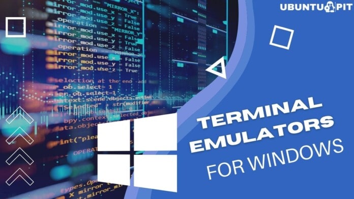 Terminal Emulators for Windows