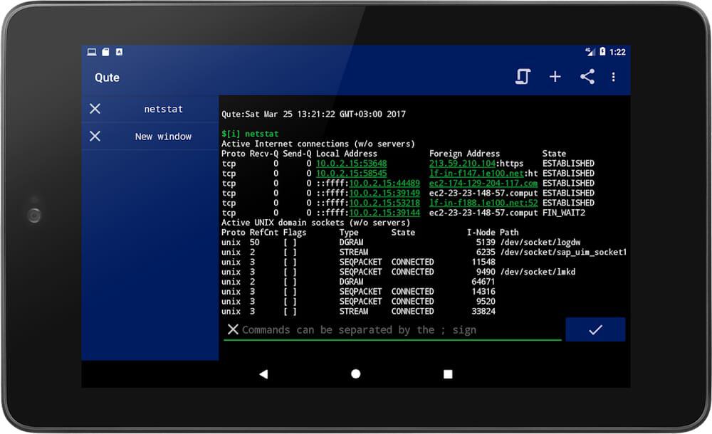 Qute: Terminal Emulator, app to use Linux terminal