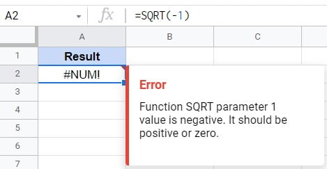 NUM-error