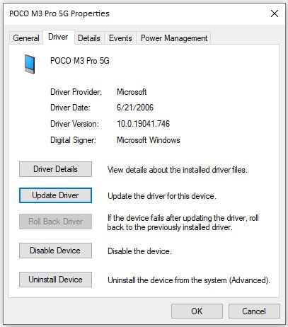 Update ADB Driver for Windows