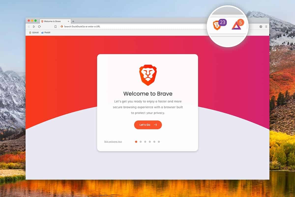 brave add blocker, Brave vs Chrome