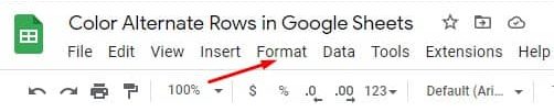 color_alternate_rows_in_Google_sheets