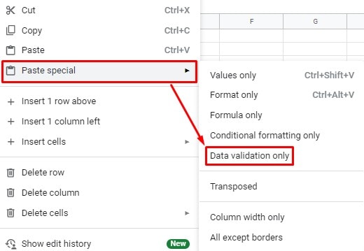 copy-paste-drop-down-one-cell-to-another